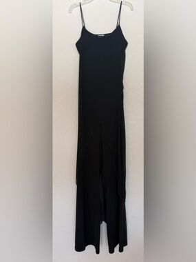 Black Spaghetti-Strap Maxi Dress - Classic Women’s Evening Dress
